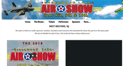 Desktop Screenshot of greenwoodlakeairshow.com